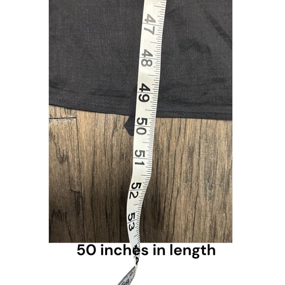 Theory Black Strapless Maxi Dress One Size Fits All 50" Length Flowy Silhouette - Picture 6 of 8